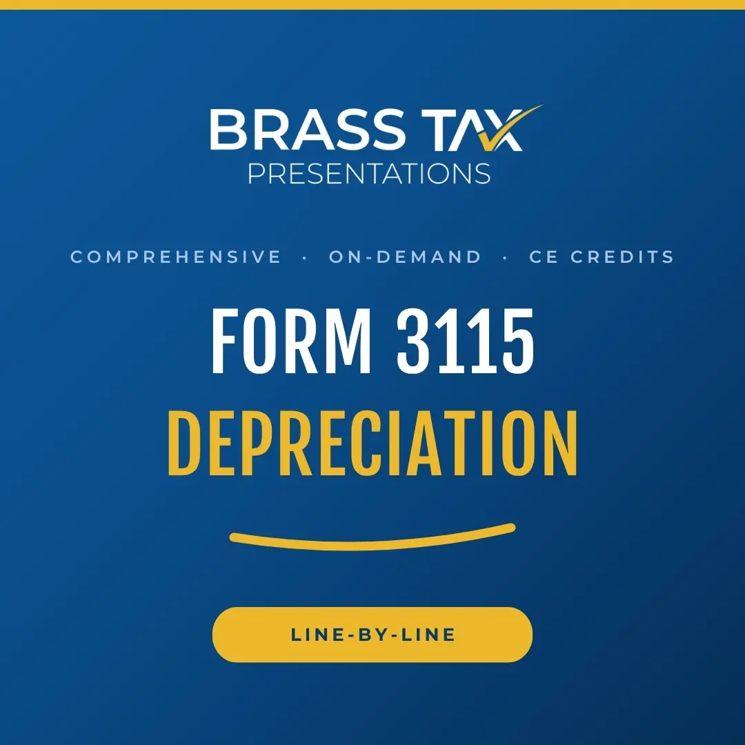Form 3115 depreciation