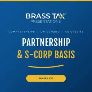 Partnership and S-Corp Basis