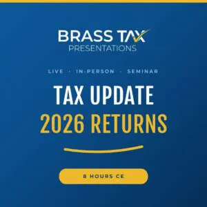 TAX UPDATE FOR 2026 RETURNS