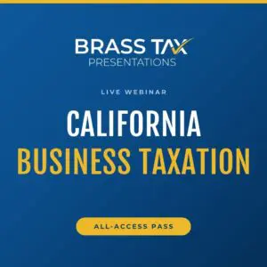 California Business Taxation