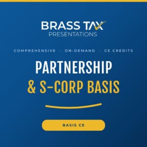Partnership and S-Corp Basis