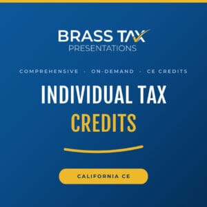 California Individual Tax Credits